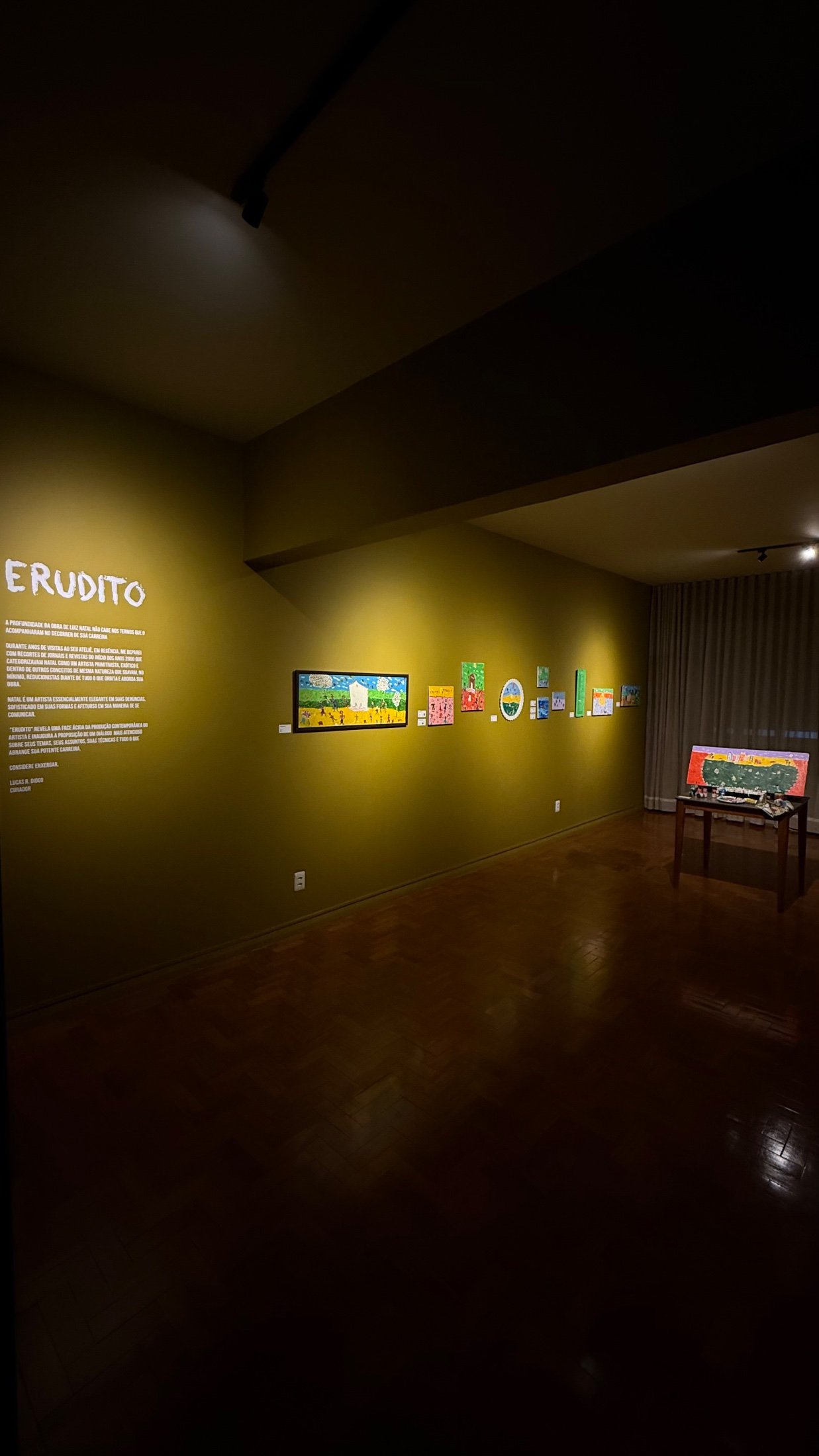 Espaço expositivo.